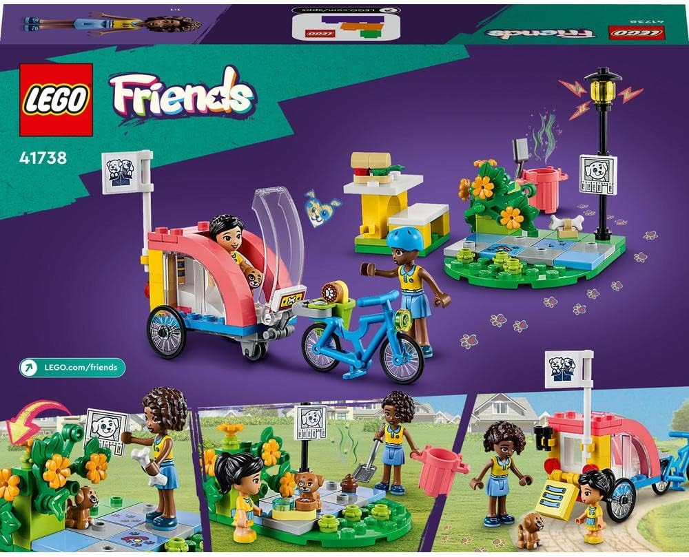 LEGO Friends 41738 Dog Rescue Bike, Toy Blocks, Present, Rescue Animal, Girls, Ages 6 and Up